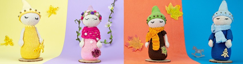 Muñecos amigurumi exclusivos.